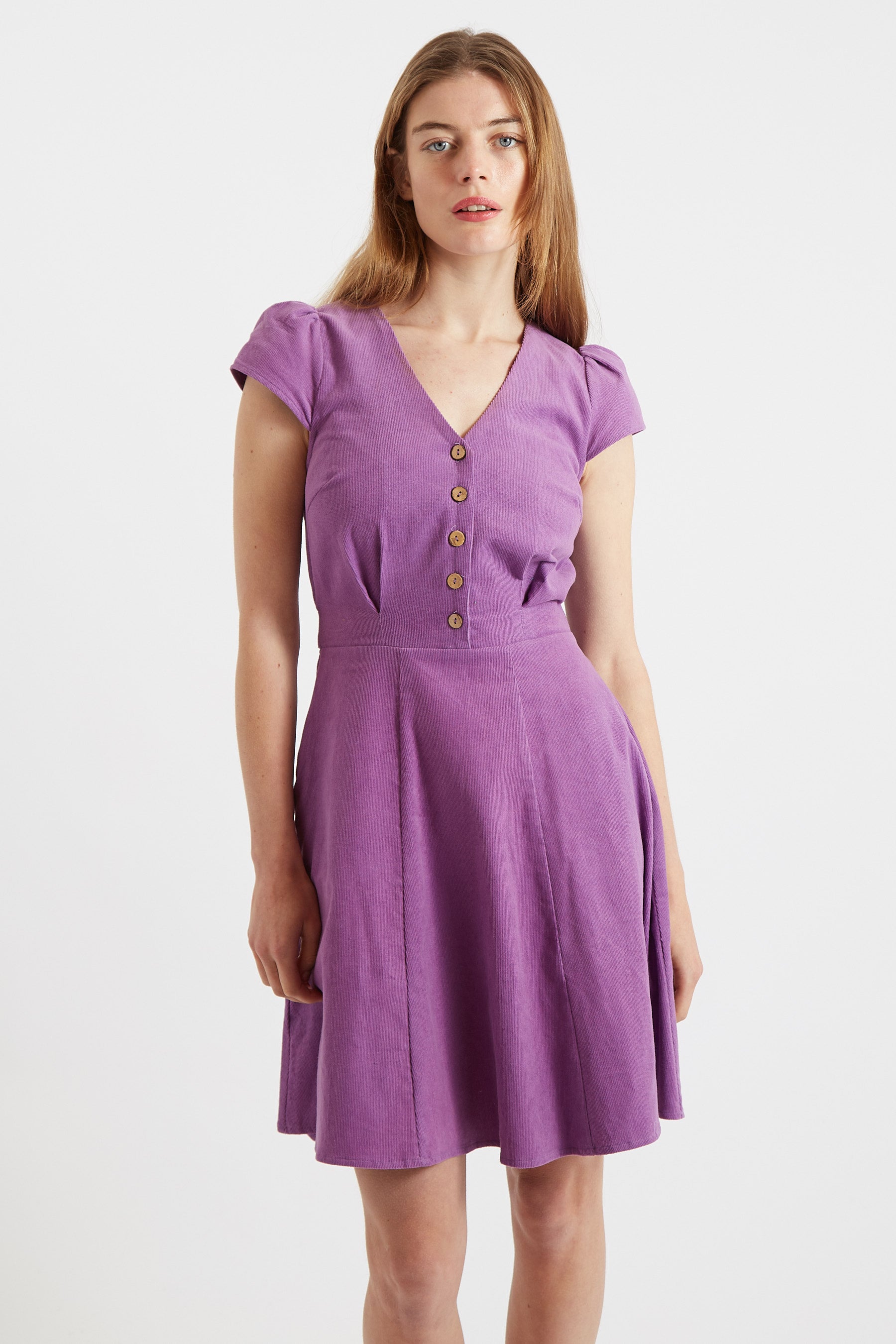 Lilac clearance linen dress