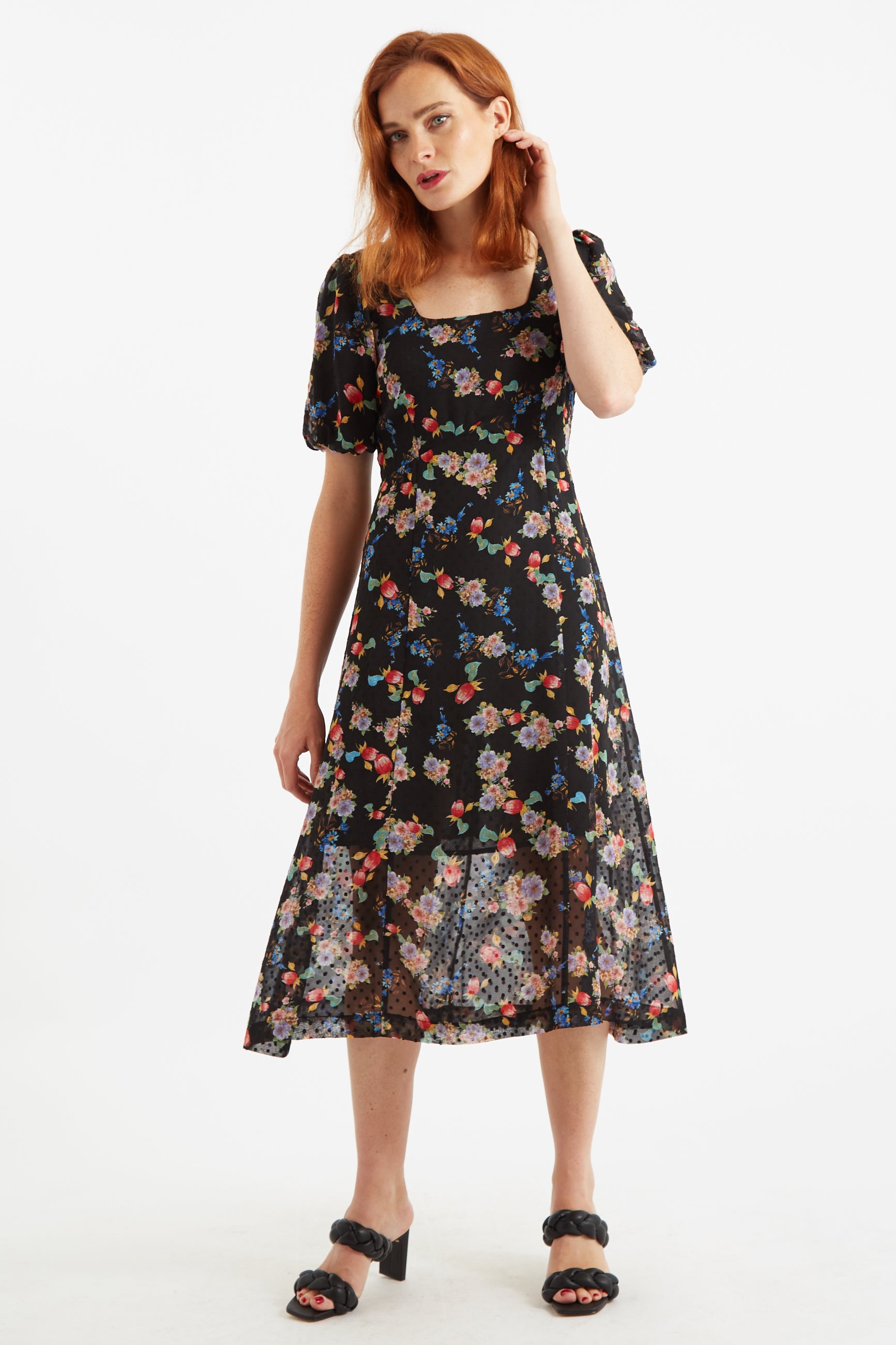 Faithfull nadine 2024 midi dress