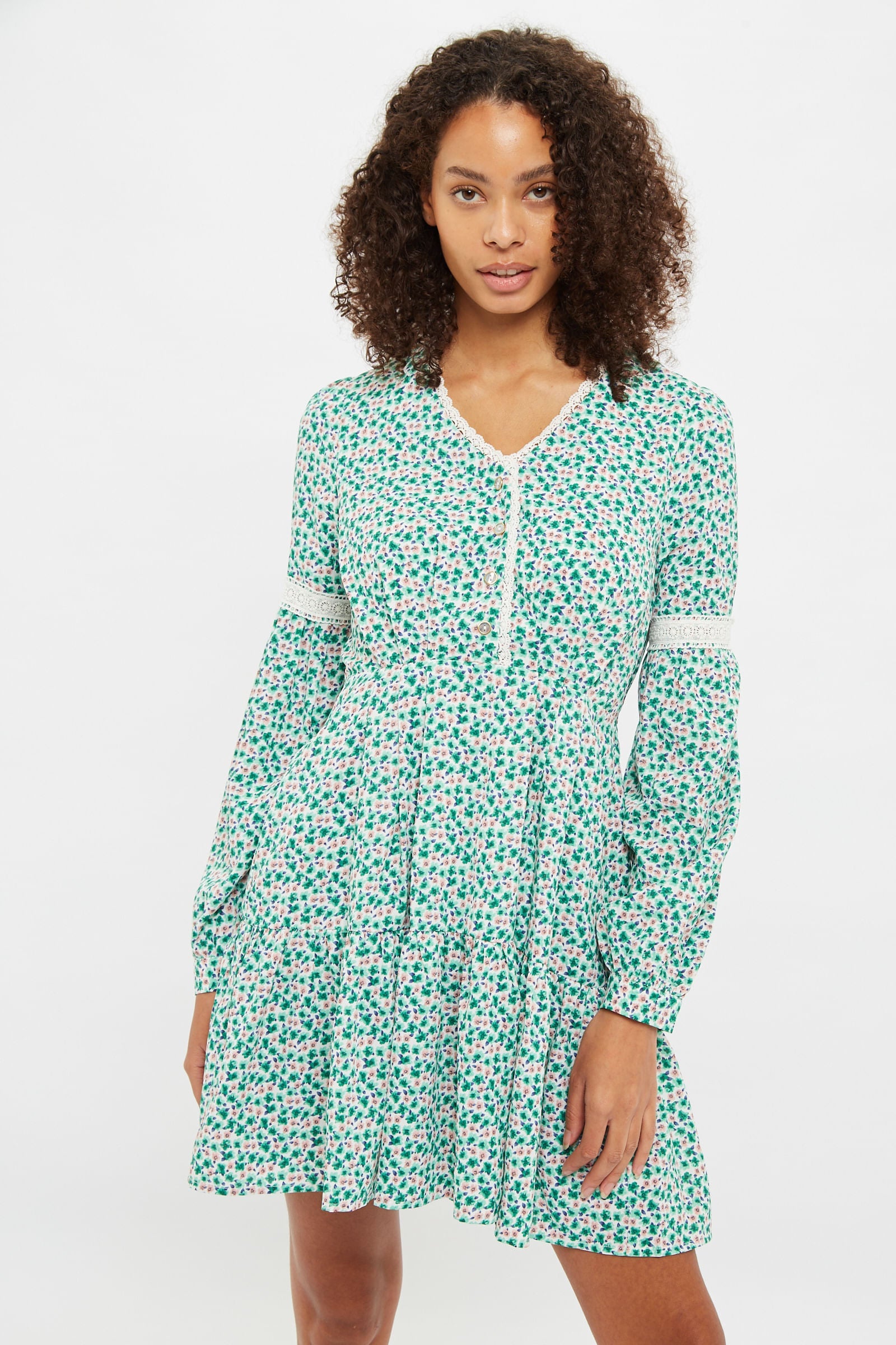 Louche green store dress