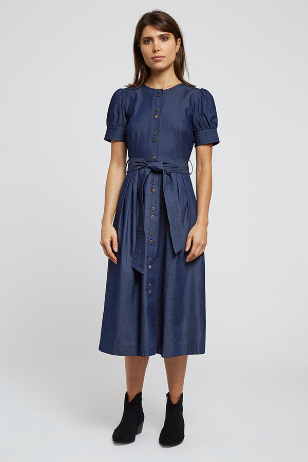 Dayan Chambray Midi Dress