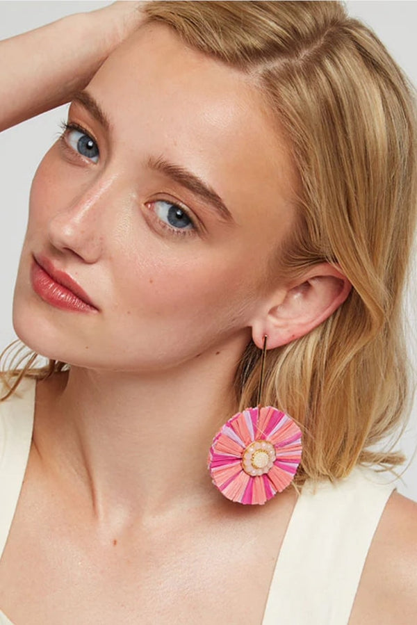 Louche Ernest Round Tassel Pendant Earrings