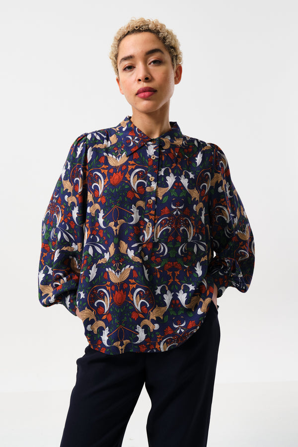 Tifenn Arts & Crafts Print Shirt