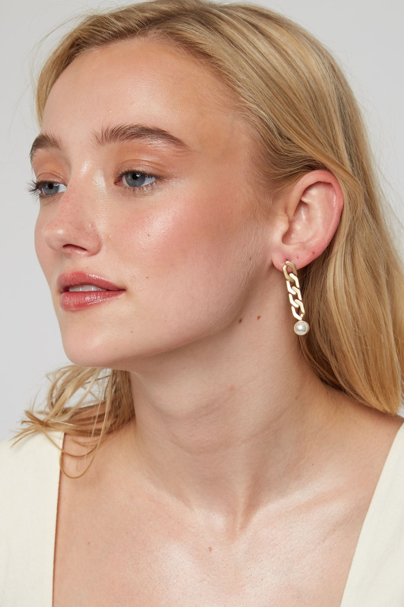 Louche Shem Pearl Drop Earring