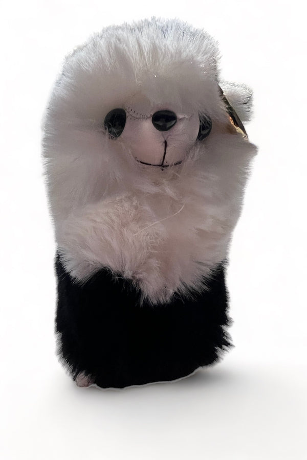 Pio Llama Keyring Holder Black and White