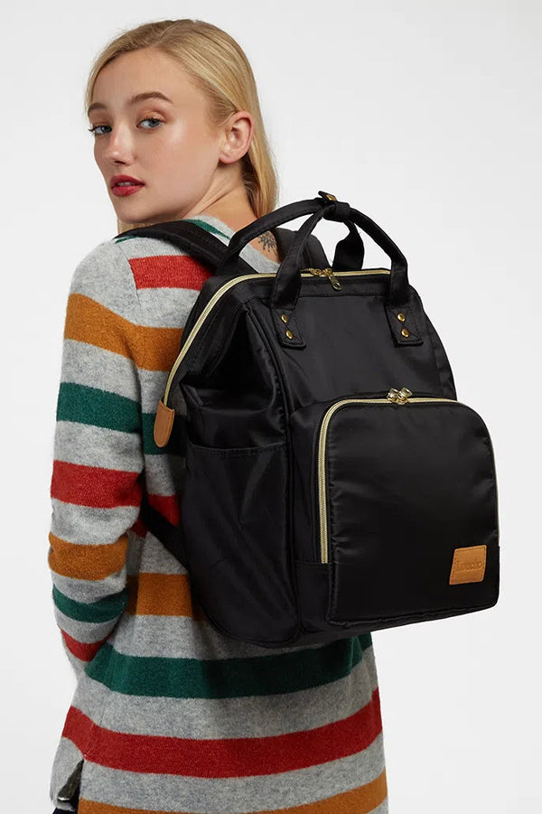 Louche Lexi Framed Backpack - Black