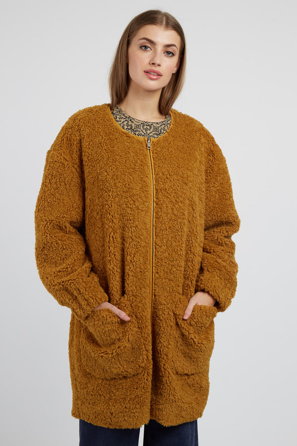 Louche Aldora Coat - Mustard