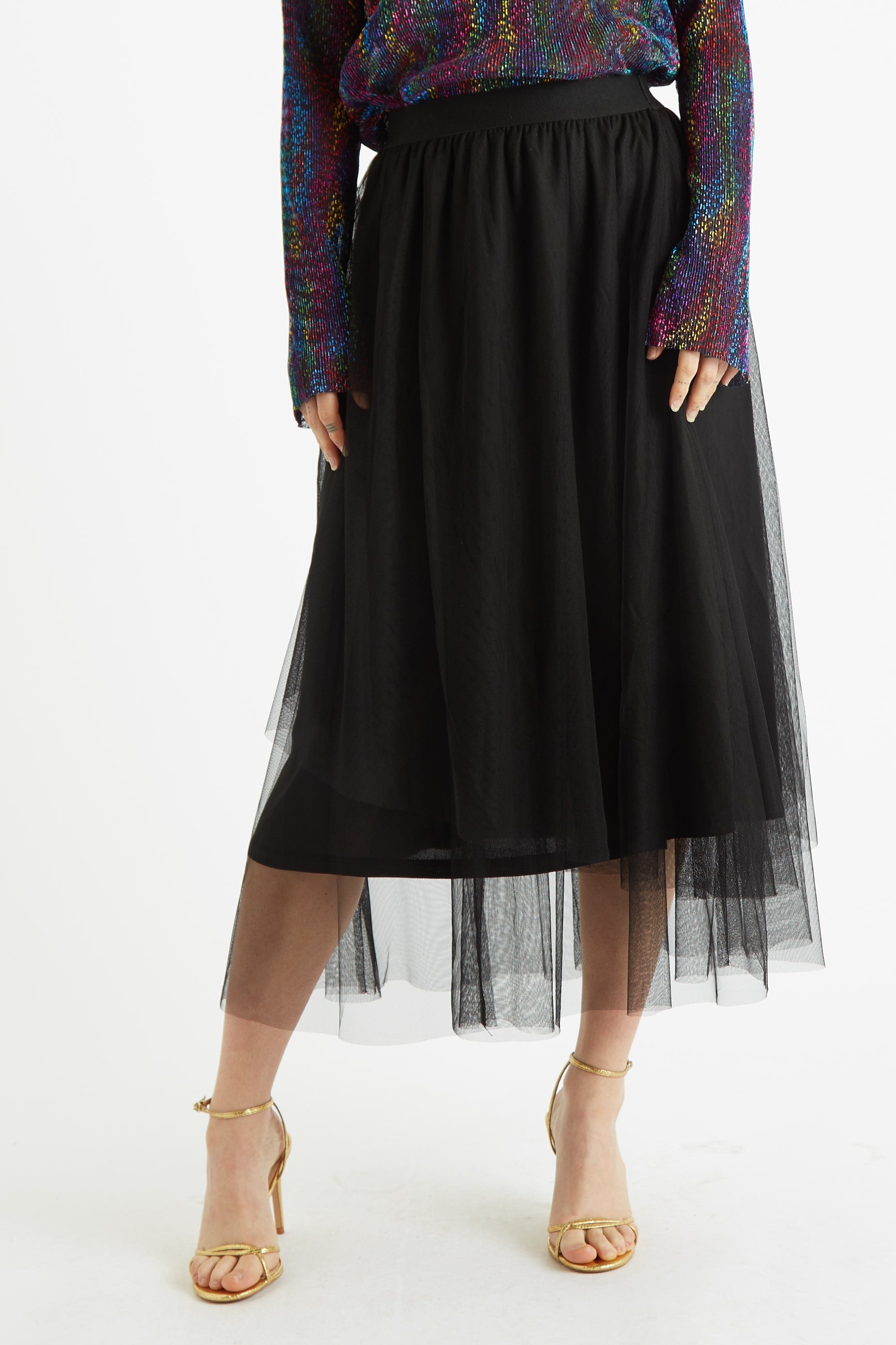 Tulle midi skirt clearance h&m