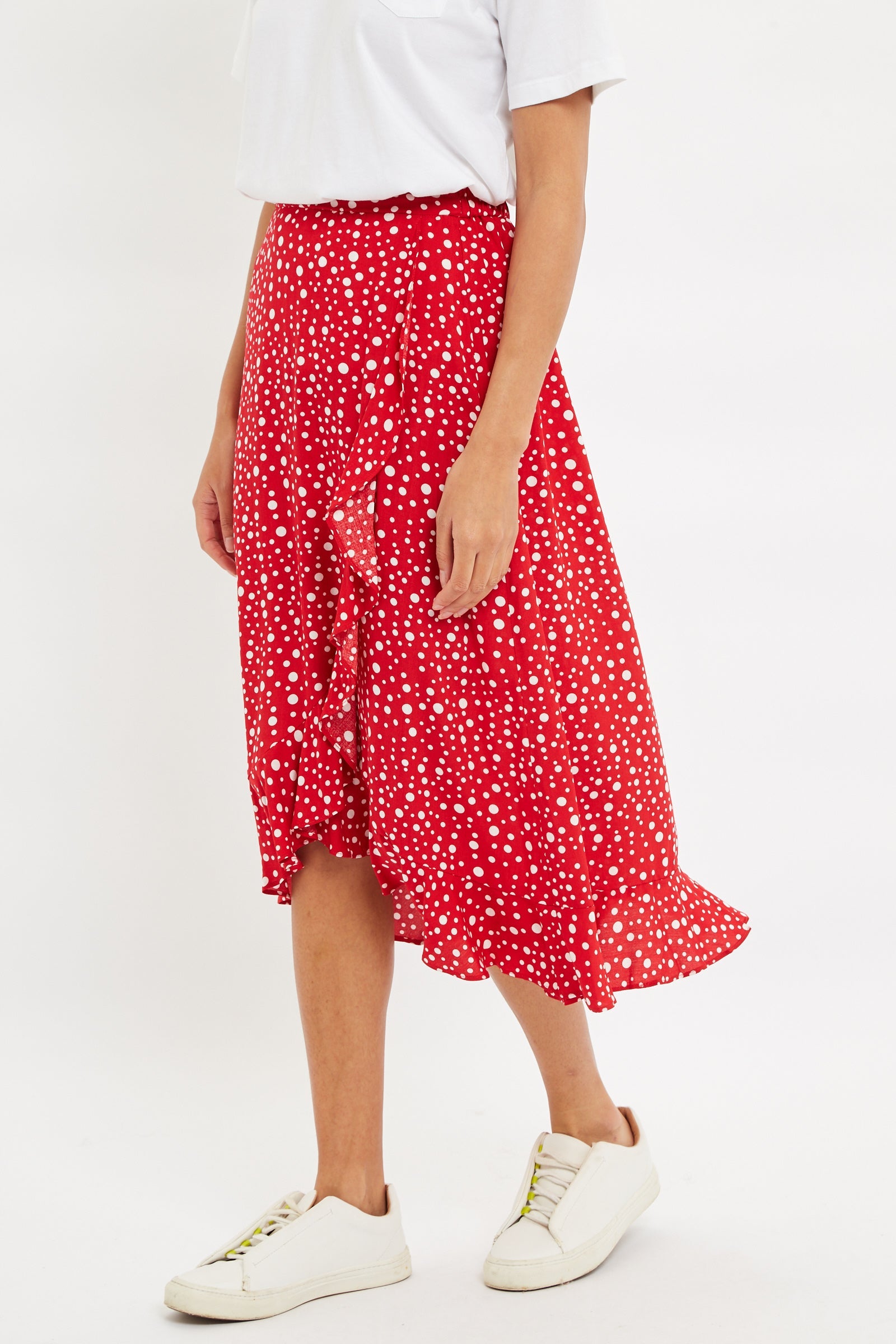 Spotty wrap hot sale skirt