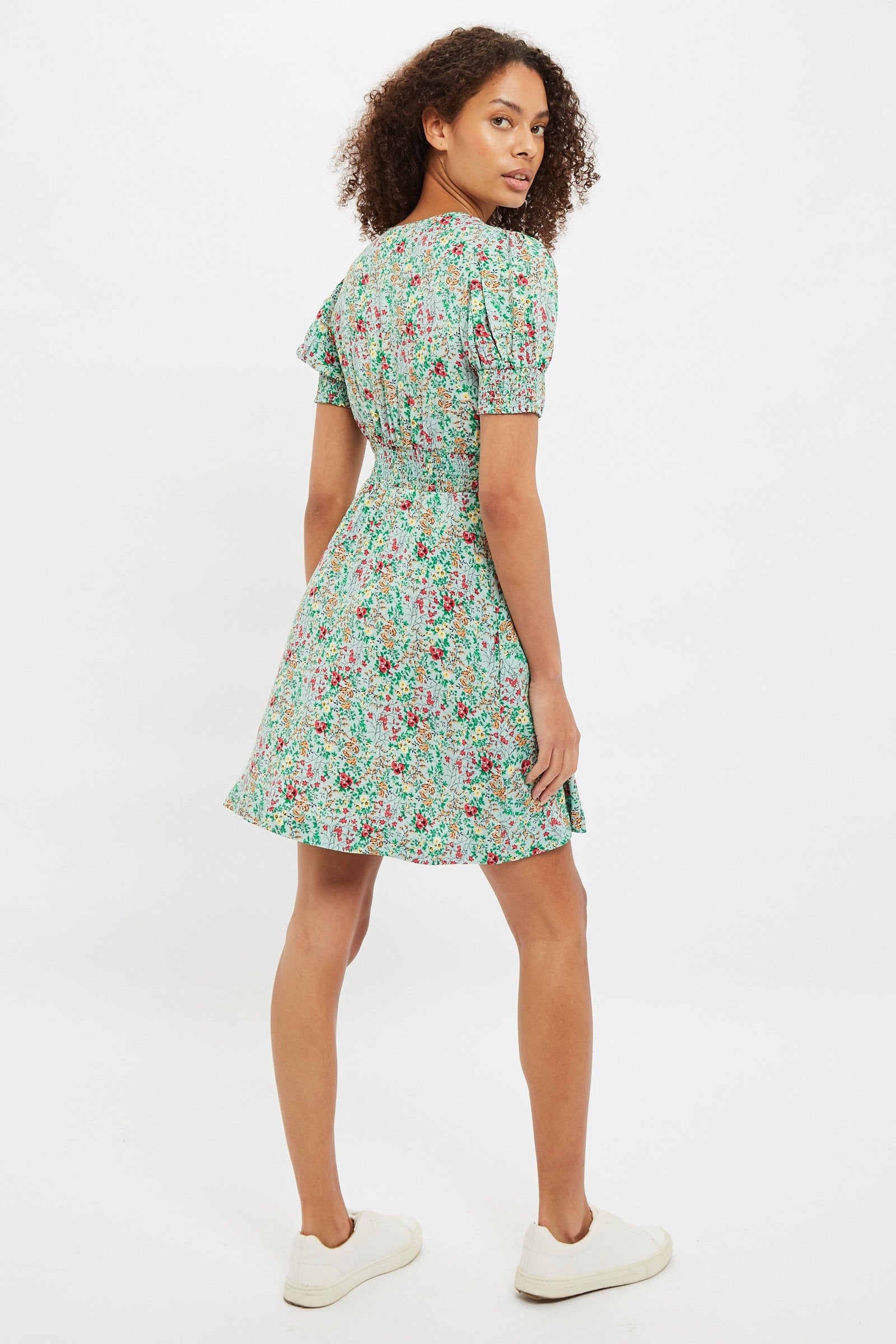 Cap sleeve tea dress sale