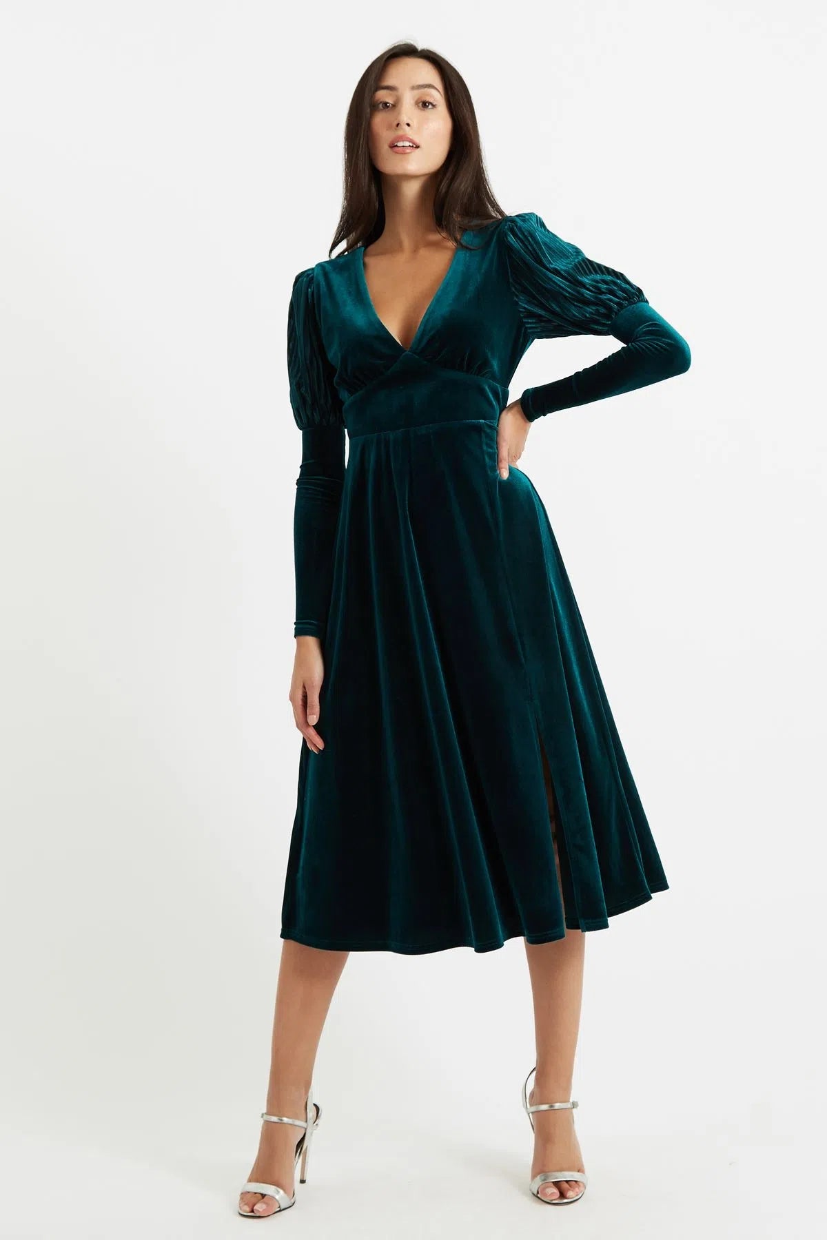 Francesca Velvet Midi Dress - FINAL SALE – Belle à Nouveau