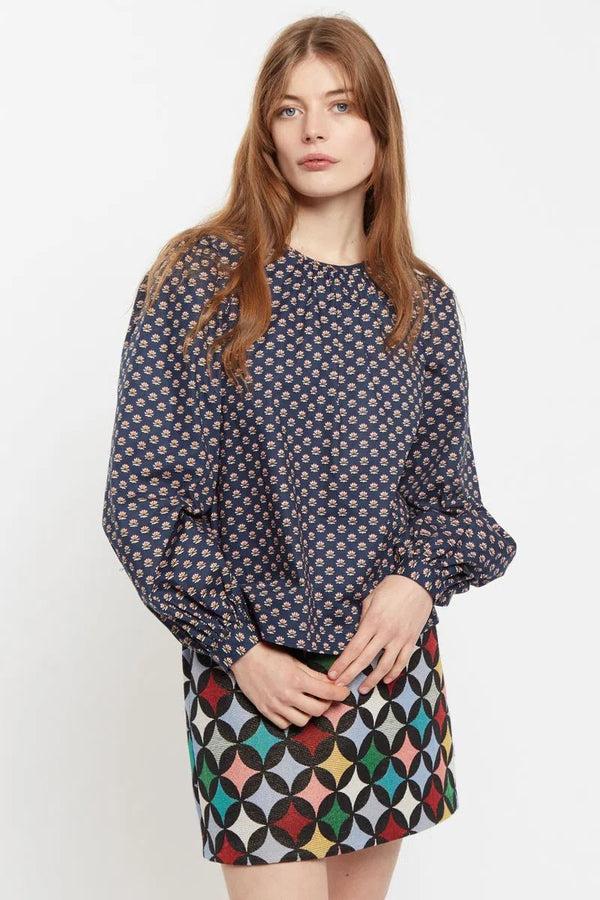 Louche Pax Jaipur Print Long Sleeved Blouse